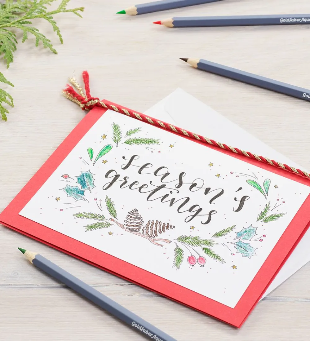 Faber-Castell Maling*Farveblyanter - Goldfaber Akvarel - 12 stk - Multi