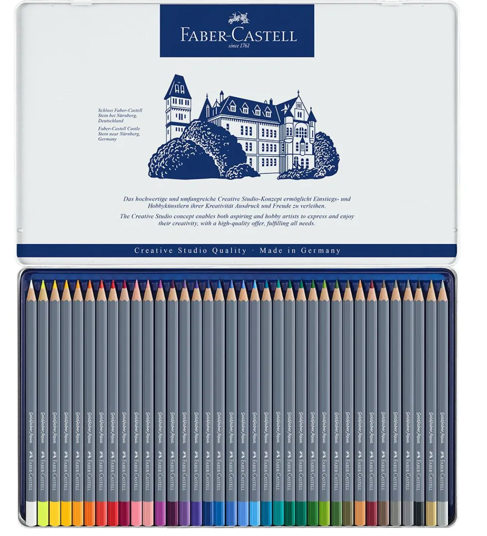 Faber-Castell Maling*Farveblyanter - Goldfaber Akvarel - 36 stk - Multi