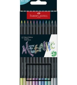 Faber-Castell Skriveredskaber*Farveblyanter - 12 stk. - Metallic