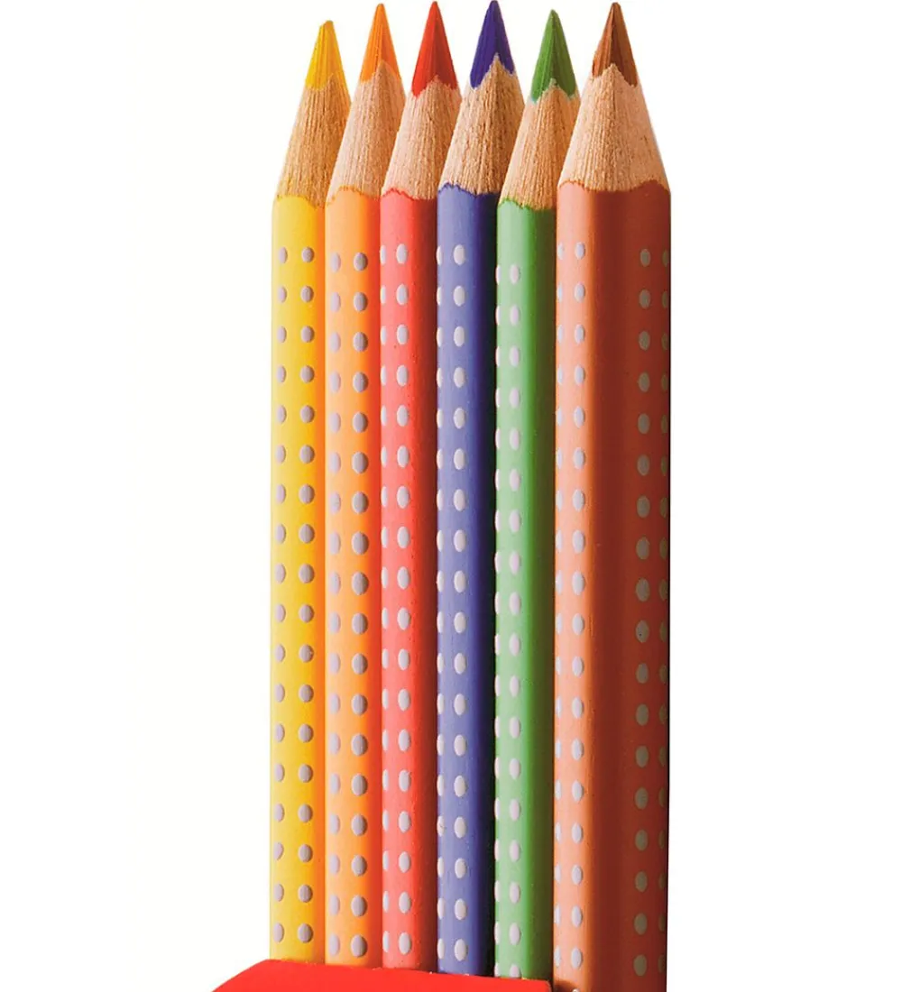 Maling-Faber-Castell Farveblyanter - Jumbo Grip - Akvarel - 6 stk - Mul