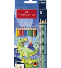 Faber-Castell Skriveredskaber*Farveblyanter - 13 stk. - Grip Dino