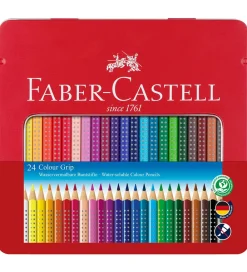 Faber-Castell Maling*Farveblyanter - Grip - akvarel - 24 stk - Multi