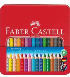 Maling-Faber-Castell Farveblyanter - Jumbo Grip - Akvarel - 16 stk - Mu