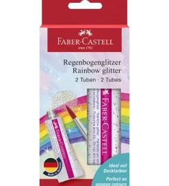 Faber-Castell Maling|Skriveredskaber*Glitter Tuber - 2 stk. - Rainbow
