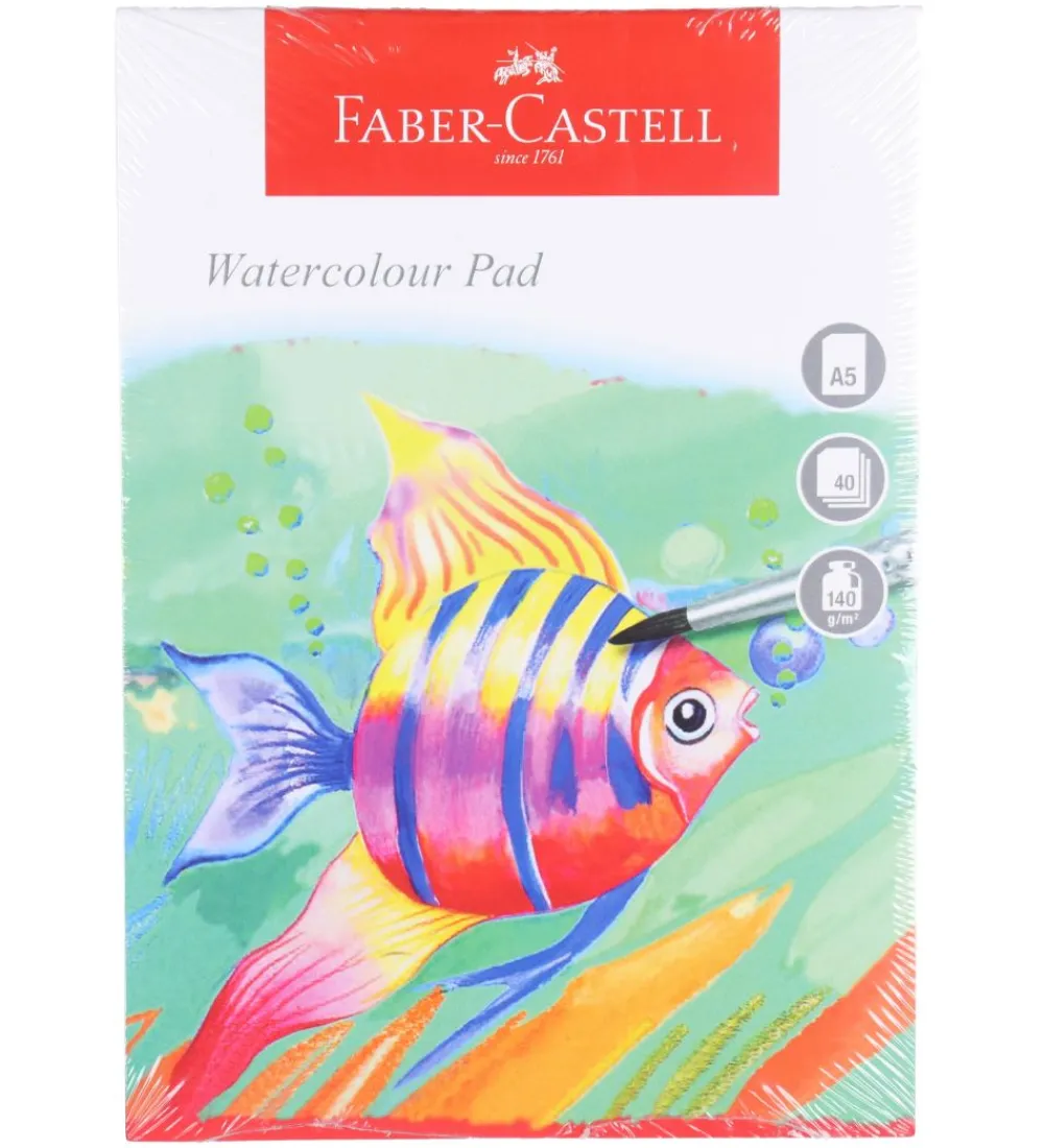 Maling-Faber-Castell Maleblok - Akvarel - 40 ark - A5