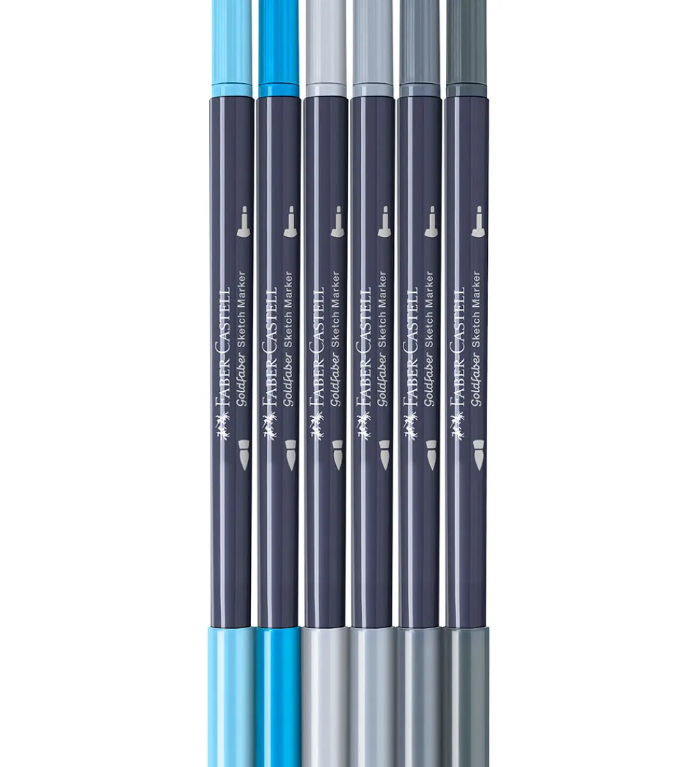 Tuscher Og Farver-Faber-Castell Tuscher - 6 Stk. - Goldfaber Sketch - Product Desi