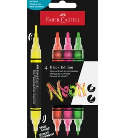 Faber-Castell Tuscher Og Farver*Tuscher - Shake & Paint Akryl - 4 Stk. - Neon