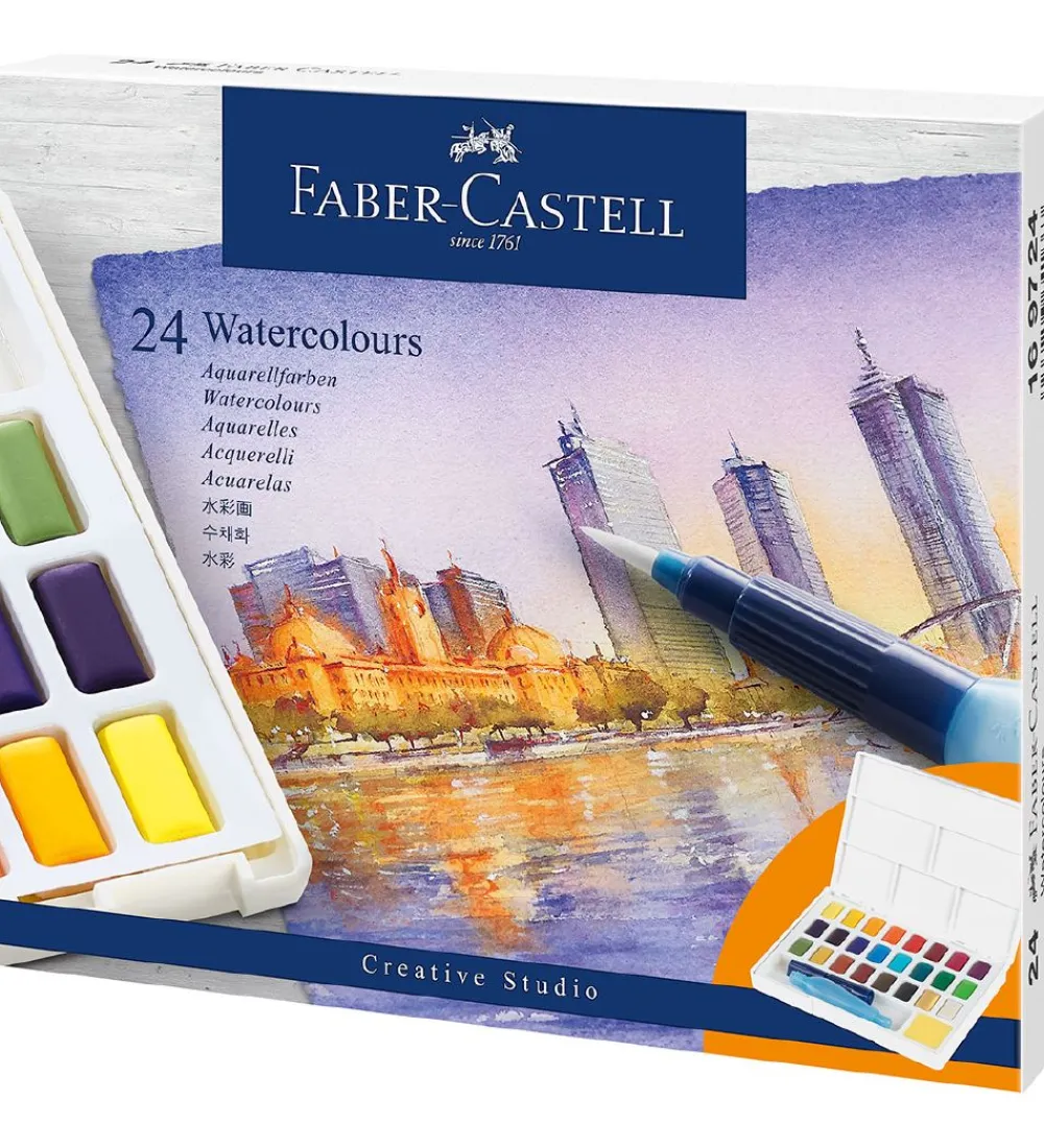 Faber-Castell Maling*Vandfarver - 24 stk.