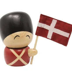 FableWood Pyntefigurer*Garder - Henrik - 9 cm - Natur/Rød/Sort