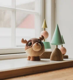 FableWood Pyntefigurer*Pick-Me-Up Rensdyr - Svend - 12 cm - Natur