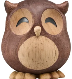 Dekoration-FableWood Stor Ugle - Villum - 8 cm - Natur