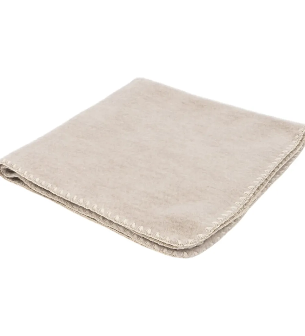 Fanga Fontana Tæpper|Børneværelset*Babytæppe - 60x60 - Erba - Uldfleece - Beige