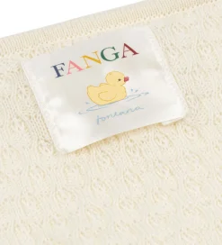 Fanga Fontana Tæpper|Børneværelset*Babytæppe - 70x70 - Venti Ponintelle - Hvid