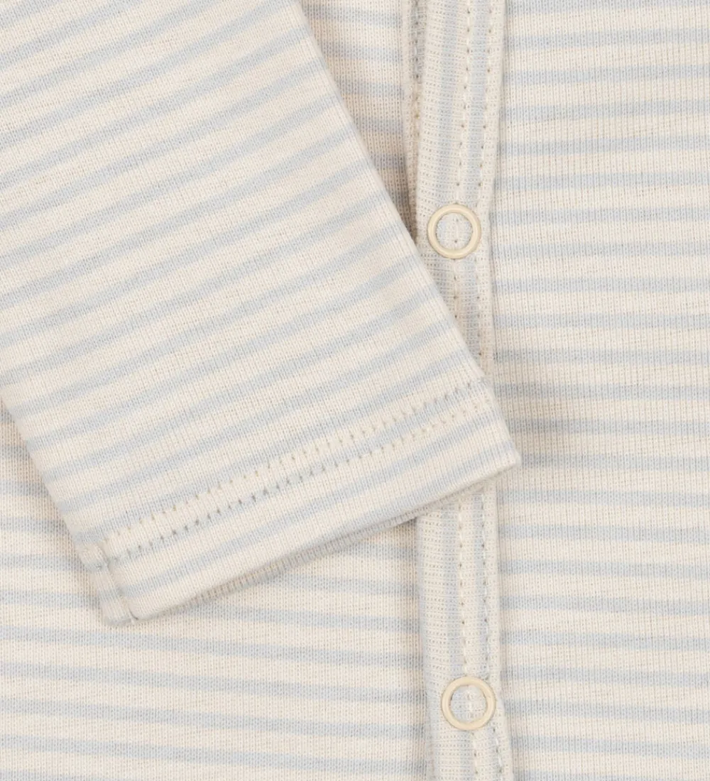 Fanga Fontana Heldragter*Natdragt - Fio - Tea Stripe Gray Dawn