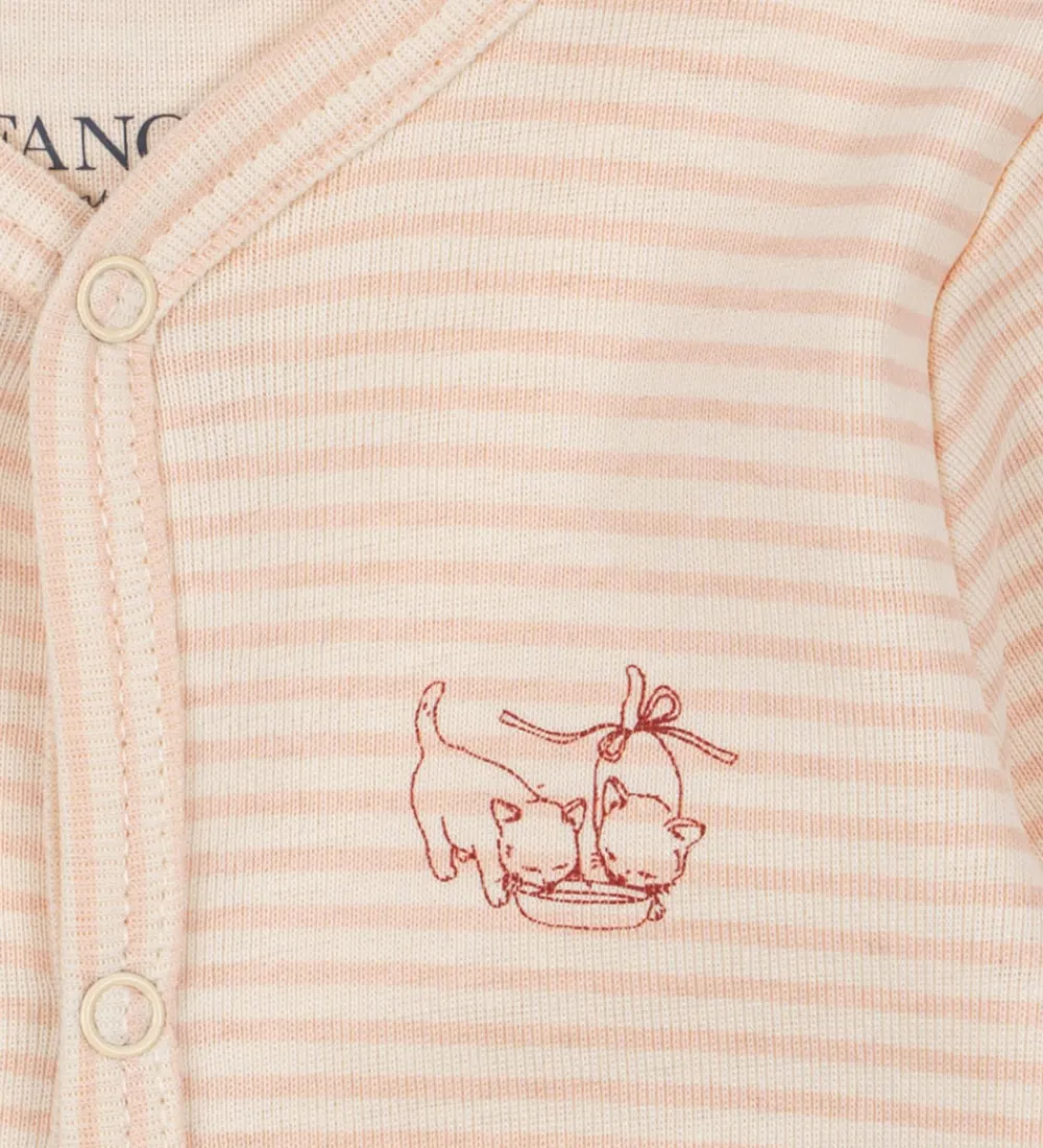 Fanga Fontana Heldragter*Natdragt - Fio - Tea Stripe/Cameo