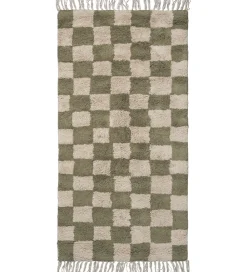 Ferm Living Tæpper|Gulvtæpper*Gulvtæppe - Mara - 80x150 cm - Elm Green/Warm Sand