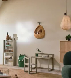 Loftslamper|Lamper-Ferm Living Lampeskærm - Pear - 37x62,7 cm - Natural