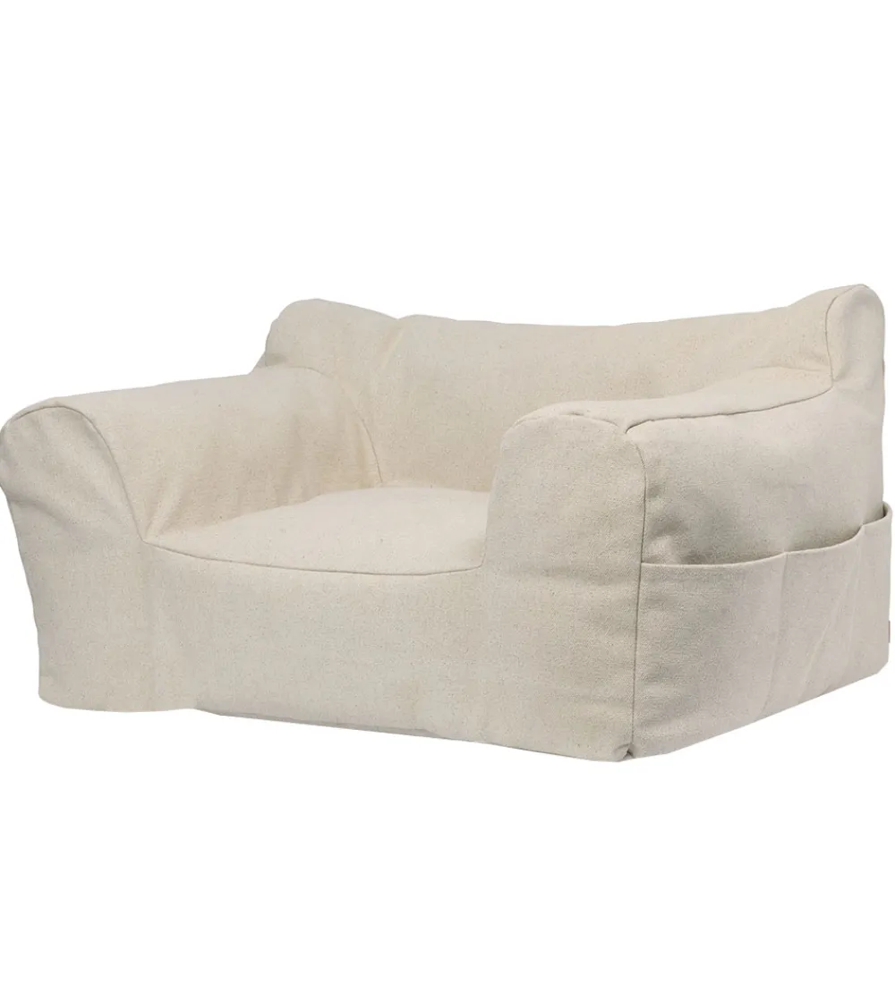 Ferm Living Stole*Lænestol - Billow Bean Bag - 50x80x48 cm - Off-white