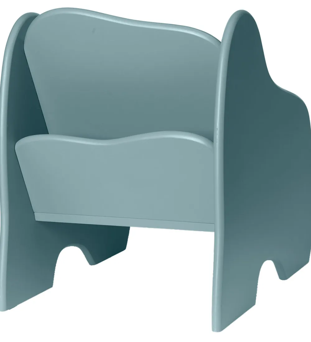Ferm Living Stole*Lounge Stol - Slope - 44x59x55 cm - Storm