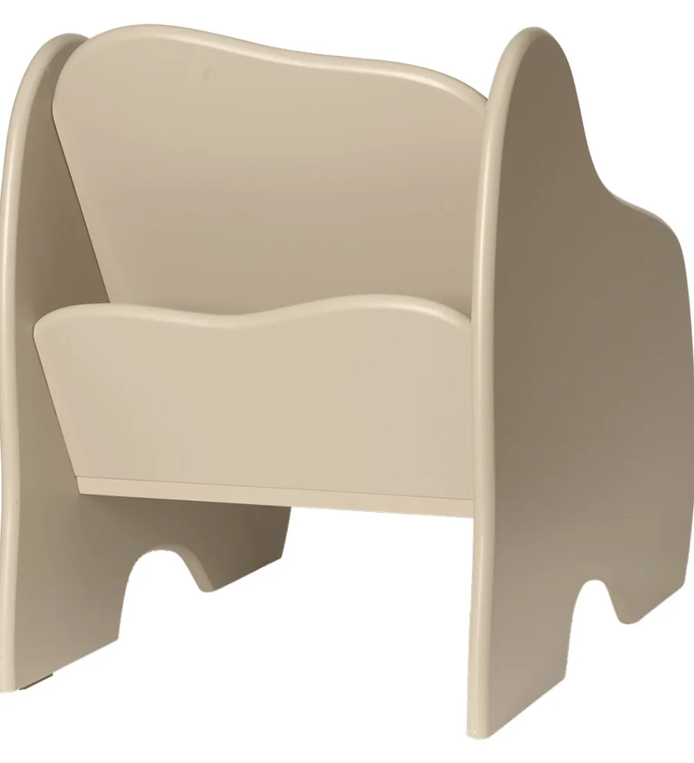 Stole-Ferm Living Lounge Stol - Slope - 44x59x55 cm - Cashmere