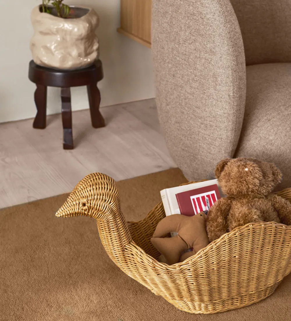 Ferm Living Kurve*Opbevaringskurv - Bird - 74x28,5x40 cm - Natural