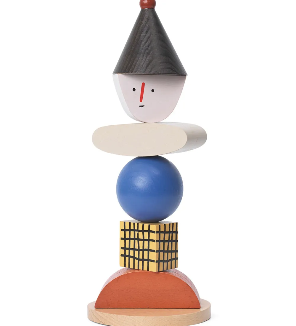 Stablelegetøj-Ferm Living Stablelegetøj - Figure Stacking Blocks - Multi
