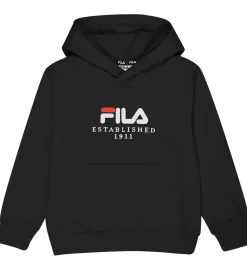 Hættetrøjer-Fila Hættetrøje - Benna - Sort m. Logo