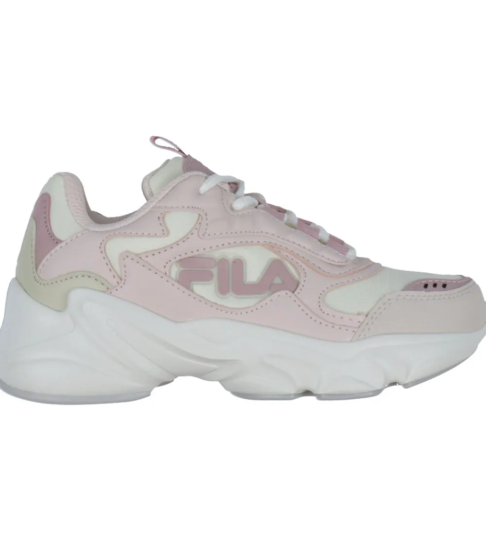 Børnesko Og Babysko-Fila Sko - Collene Logo - Mauve Chalk/Marshmallow