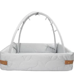 Filibabba Babylegetøj|Aktivitetsstativer*Aktivitetsnest - Soft Quilt - Pearl Blue