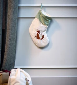Filibabba Dekoration|Børneværelset*Broderet Julesok - Wonderful Winter - Ræv