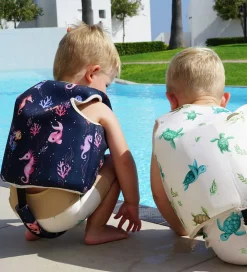 Filibabba Svømmeveste*Svømmevest - 1-2 År - UV50+ - Rainbow Reef
