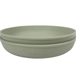 Filibabba Tallerkener*Tallerkener - Silikone - 2-Pak - Green