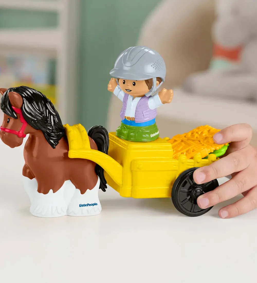 Stablelegetøj|Babylegetøj-Fisher-Price Legetøj - Little People - Friendly Horse Stable