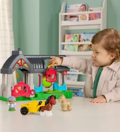 Stablelegetøj|Babylegetøj-Fisher-Price Legetøj - Little People - Friendly Horse Stable