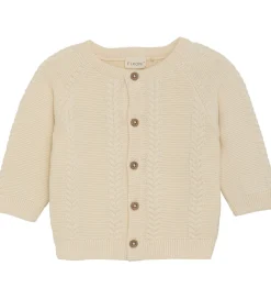 Fixoni Striktrøjer*Cardigan - Strik - Eggnog