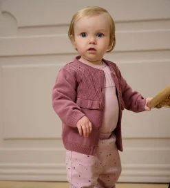 Striktrøjer-Fixoni Cardigan - Strik - Wistful Mauve