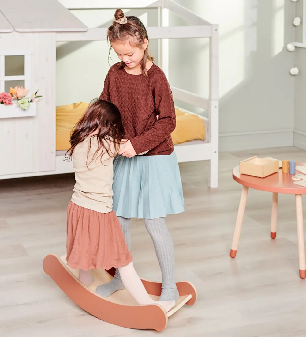 Flexa Motorisk Legetøj|Tumlemøbler*Balancebræt - Mini - Play - 68,7x31,1x18,3 cm - Blush