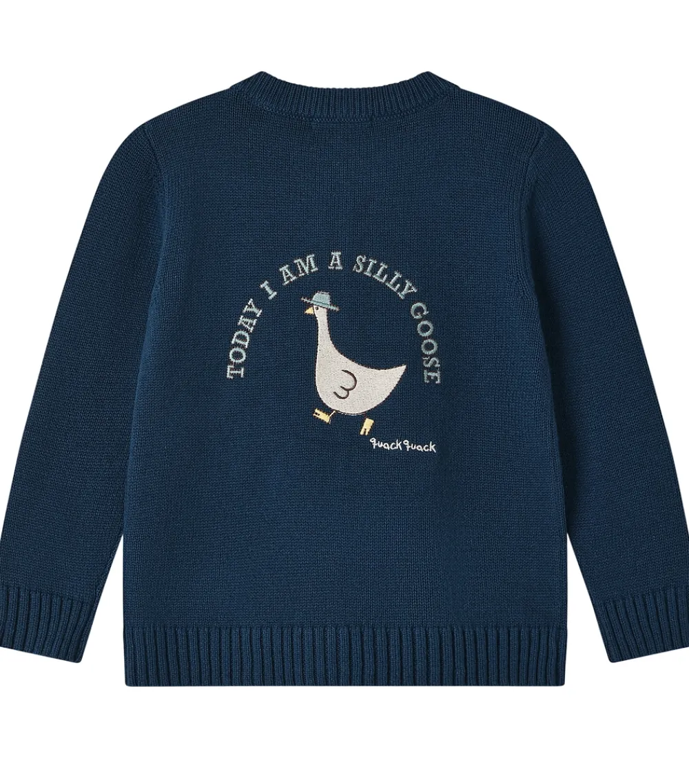 Striktrøjer-Fliink Cardigan - Strik - Mahdi - Insignia Blue