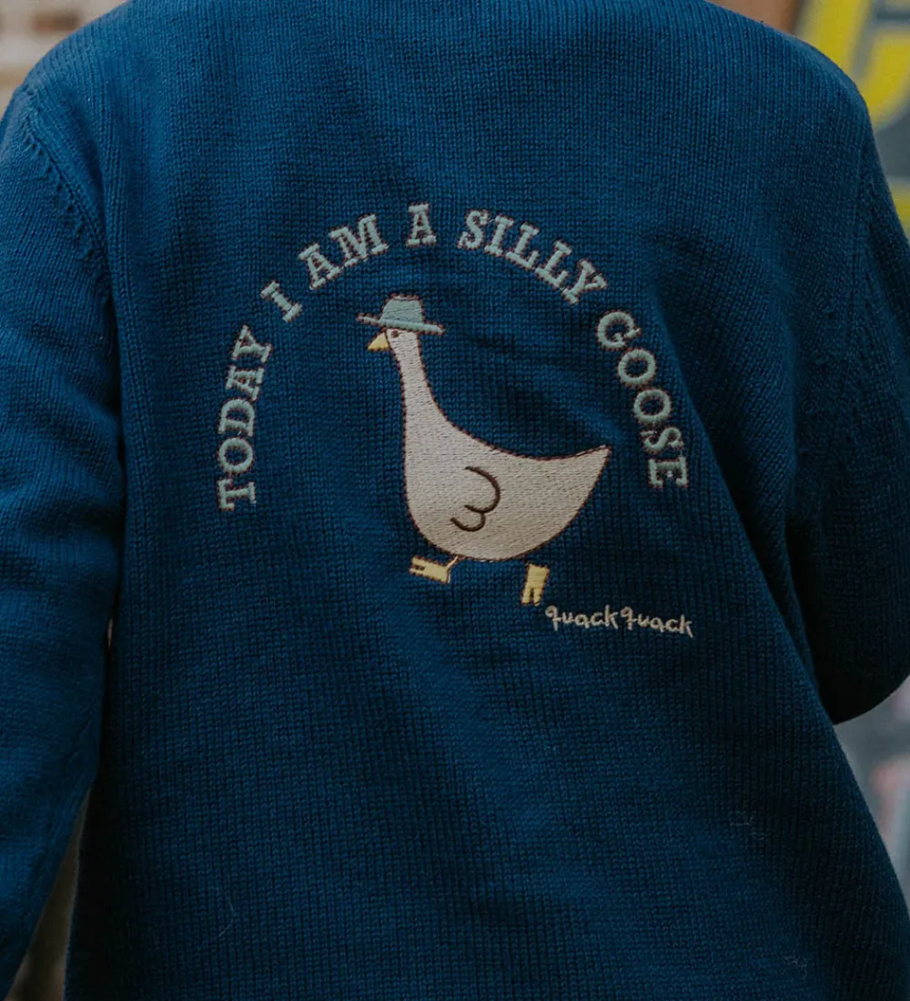 Striktrøjer-Fliink Cardigan - Strik - Mahdi - Insignia Blue