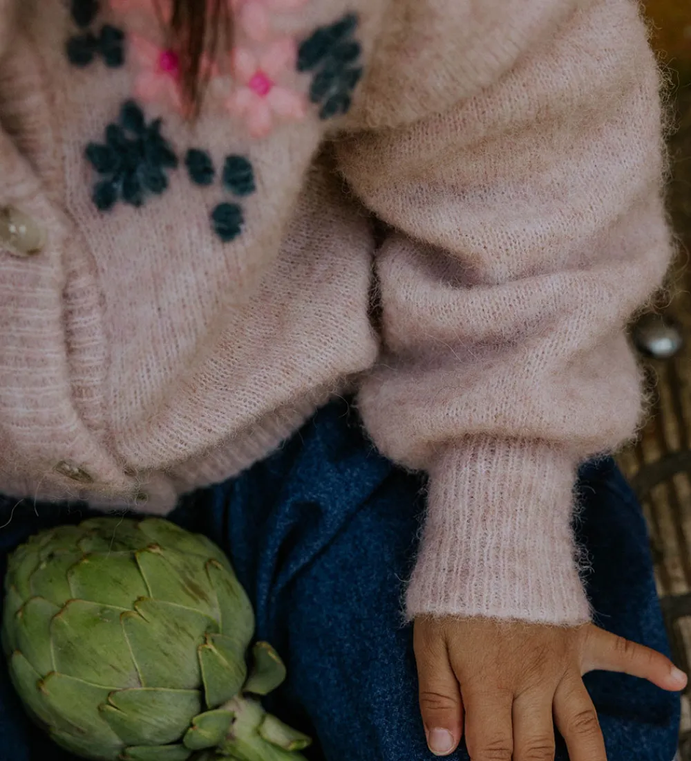 Striktrøjer-Fliink Cardigan - Strik - Uld/Nylon - Star - Peach Whip