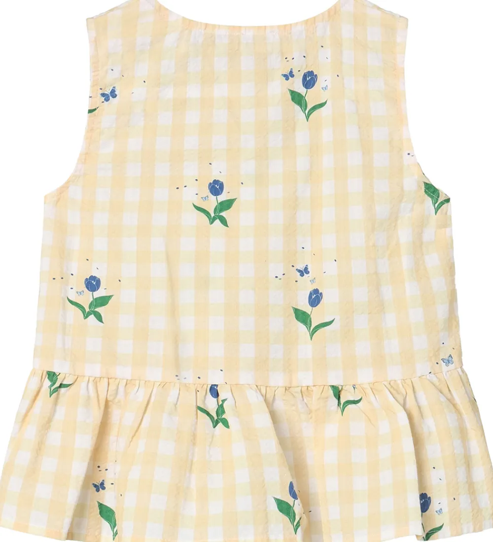 Toppe-Fliink Top - Agnes - Sunlight Flower Aop