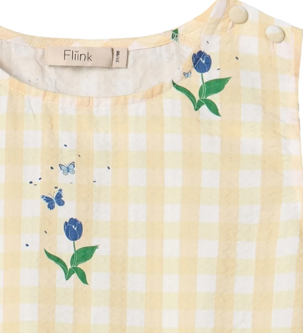 Toppe-Fliink Top - Agnes - Sunlight Flower Aop