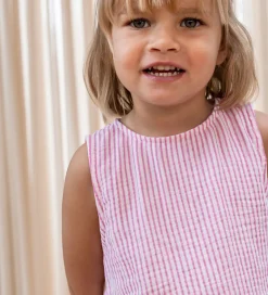 Fliink Toppe*Top - Ciao - Cloud Dancer/Pink Stripe