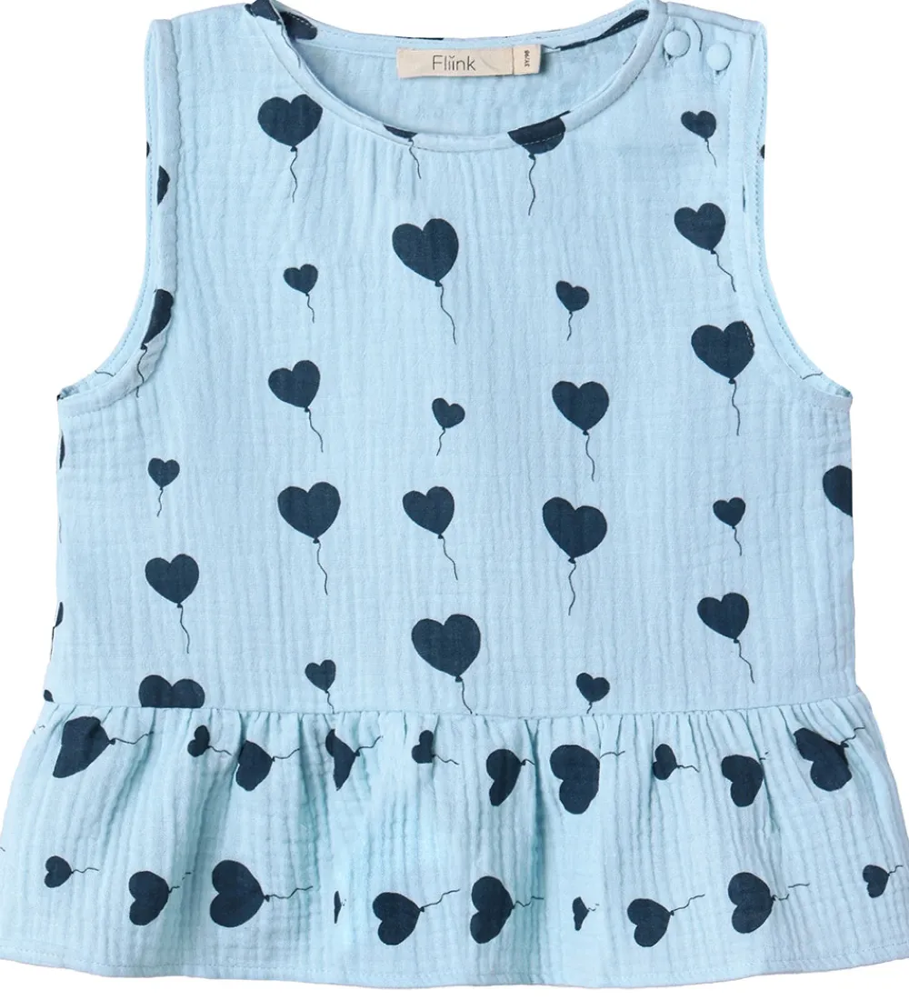 Fliink Toppe*Top - Love - Dream Blue