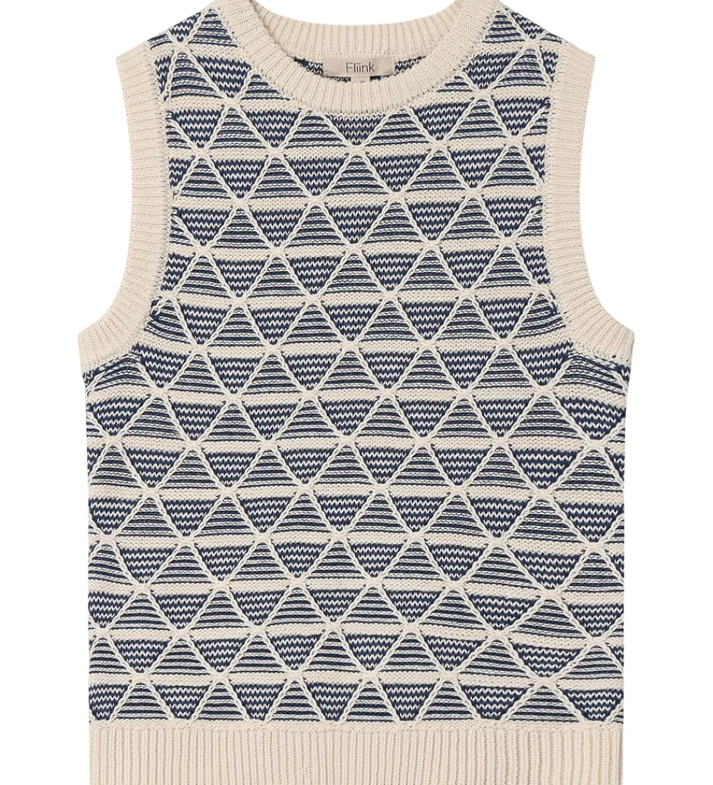 Fliink Veste*Vest - Strik - Sune - Sandshell
