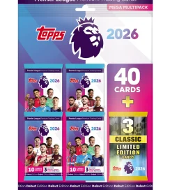 Fodboldkort Samlekort*- Topps Premier League - Mega Multipack - 43 Kort