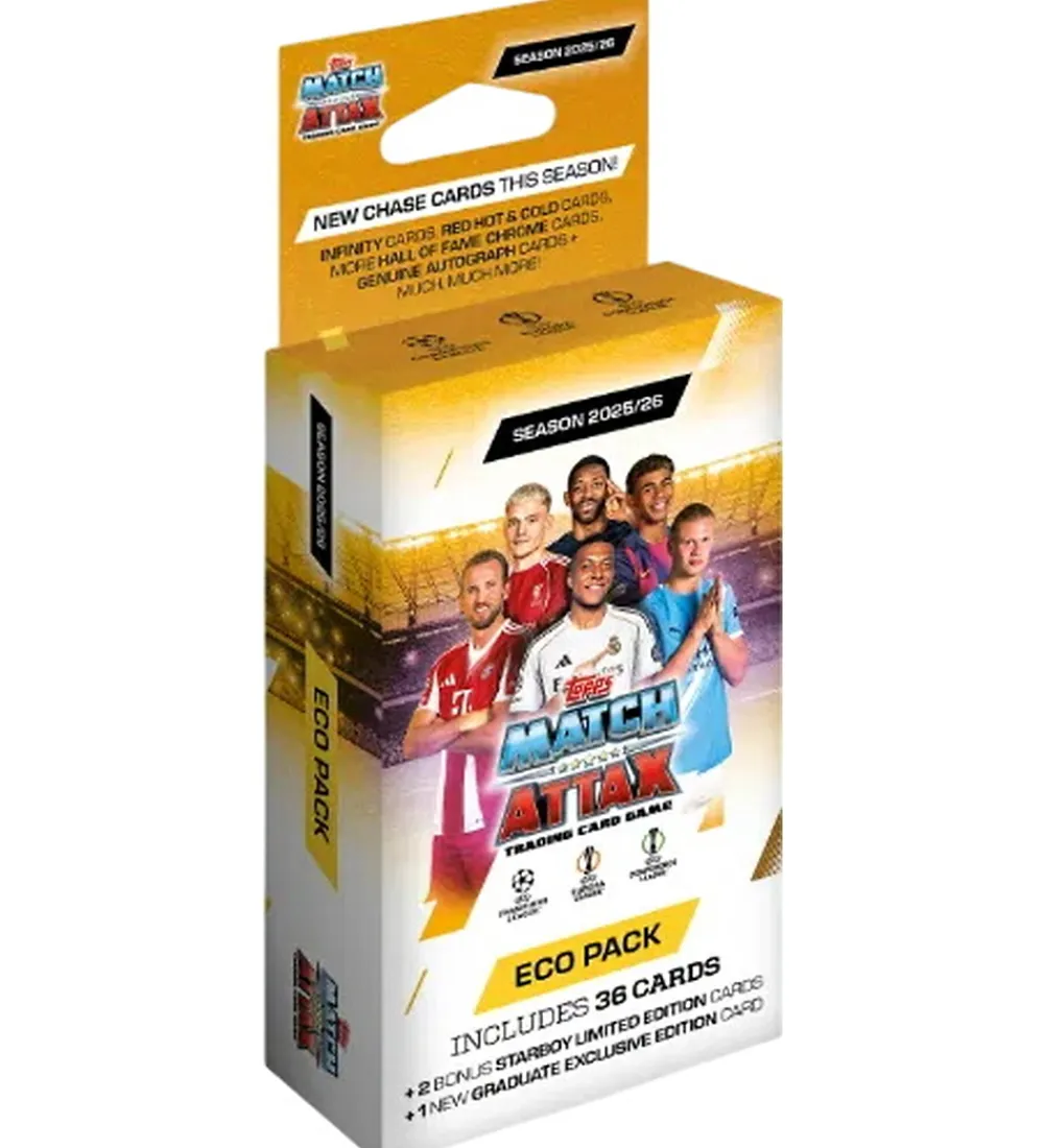 Fodboldkort Samlekort*- UCL/UEL/UECL 2025/26 - Eco Pack