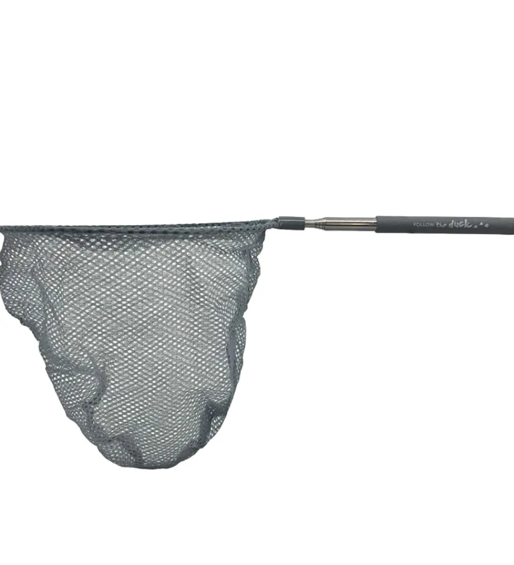 Strandlegetøj-Follow the Duck Net - Telescopic Net - Anthracite Grey
