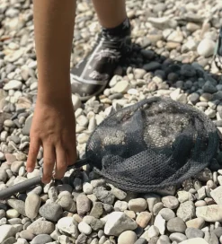Strandlegetøj-Follow the Duck Net - Telescopic Net - Anthracite Grey