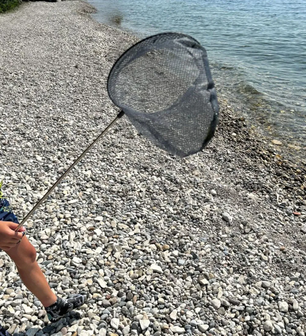 Strandlegetøj-Follow the Duck Net - Telescopic Net - Anthracite Grey